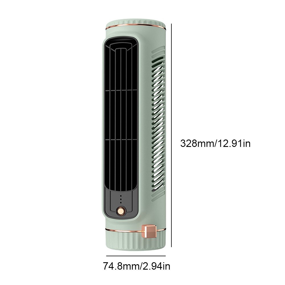 Portable Air Conditioner Fan Quiet Desktop Tower Fan Rechargeable Desk Fan Air Cooler Circulating
