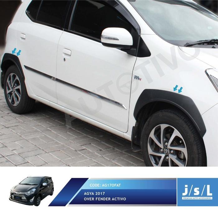 Over Fender Mobil Toyota New Agya Ayla 2017 Fender Over Hitam