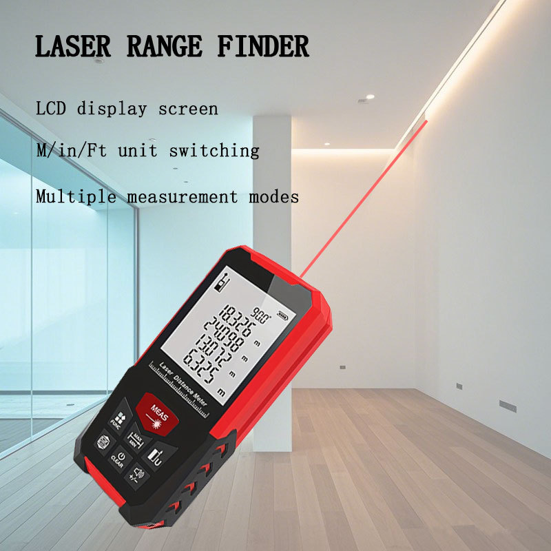 Professional Digital Rangefinder, Laser tape Measure, Laser Rangefinder, Rangefinder, Testing Tool,