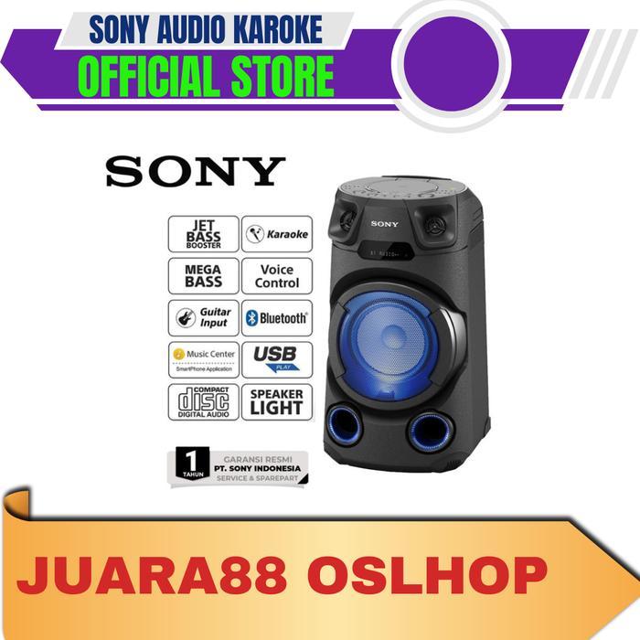 SONY MHC-V13D SPEAKER PARTY HIGH POWER AUDIO MHCV13D SPEAKER KAROKE MHC V13D MHC-V13