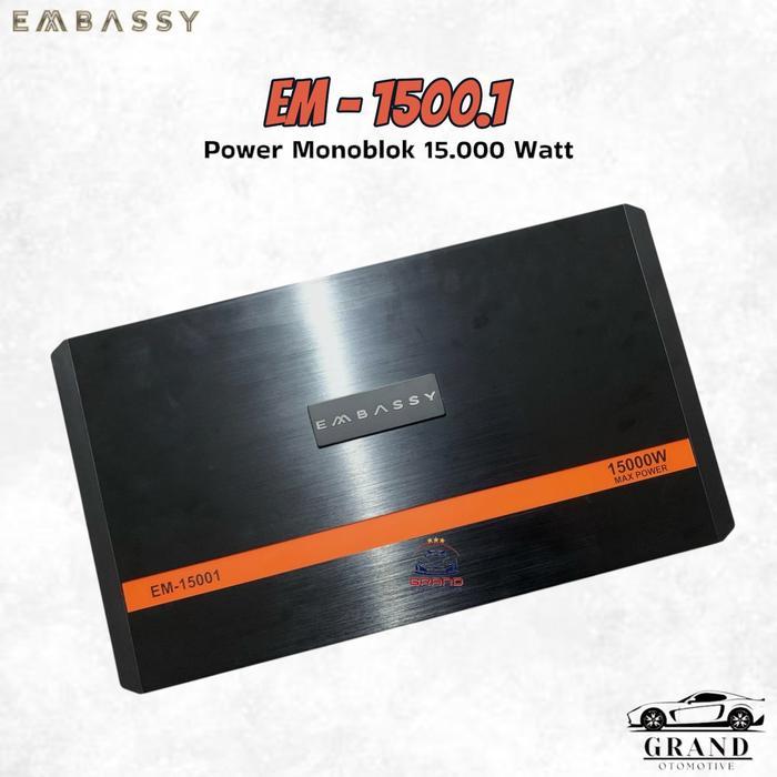 Power Monoblock Embassy 1500.1D Class D,,Tenaga Super Badak Original Termurah Populer