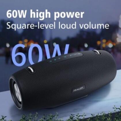 Zealot Portable Bluetooth Speaker Outdoor Waterproof - S67 - Black Terbaik