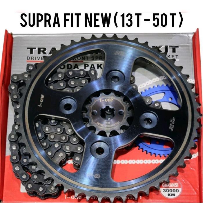 Gearset Supra Fit New/Paket Gir Rante Supra Fit New/Gear Paket Supra Fit New/Gigi Tarik Supra Fit
