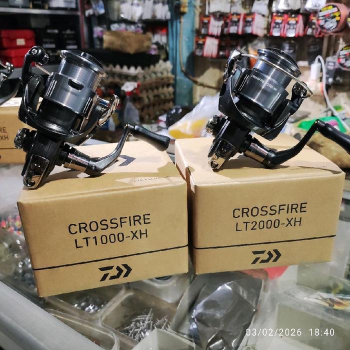 Reel Daiwa Crossfire Lt 2026 1000Xh / 2000Xh / 2500Xh / 3000Cxh Original Bergaransi