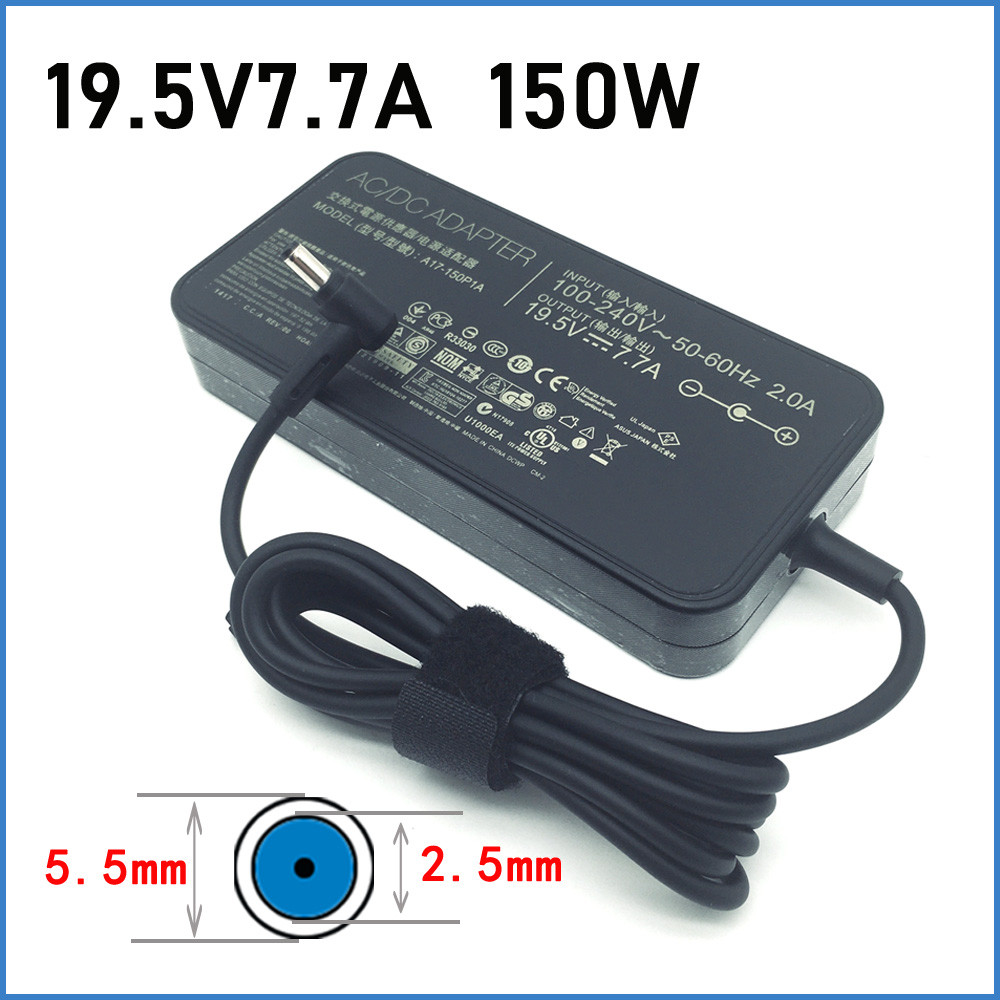 Original Ac Adapter Charger 19.5V 7.7A 150W For ASUS G73S G73SW-A1 K580P K470P ADP-150NB Power
