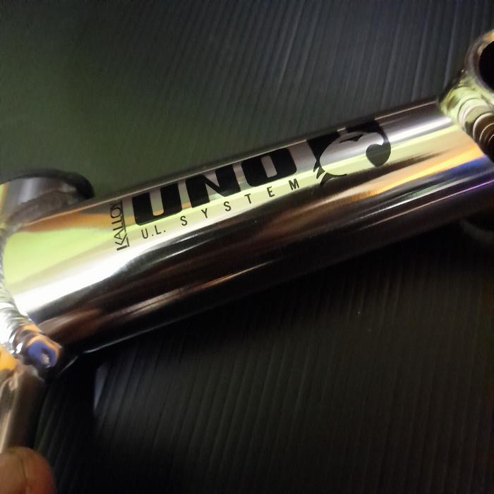 Termurah Stem UNO Kalloy silver ungu 25.4 mm vintage rome sepeda