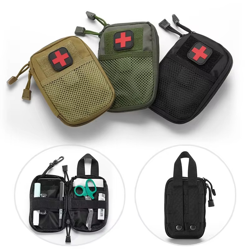 First Aid kit Medical bag Bug Out bag Emergency Medical kit Camping Safari Outdoor EDC Pocket Wallet