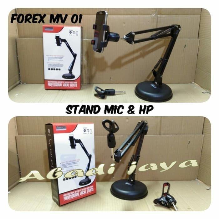 Terlaris new stand hp dan mic meja forex mv 01 table standing hp dan microp SALE