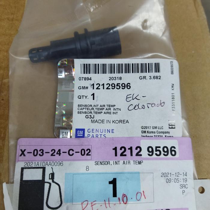 Sensor intake air temperatur iat chevrolet colorado newss