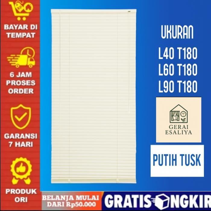 ( BISA ) VENETIAN BLIND / TIRAI LIPAT / TIRAI JENDELA GULUNG TALI / ROLLER BLIND / VENETIAN BLIND /