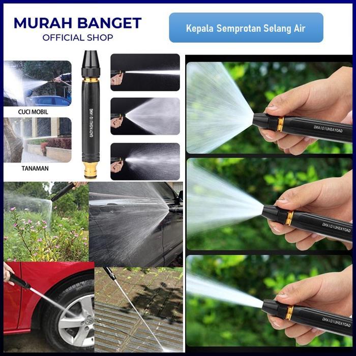 "New" Kepala Semprotan Air Serbaguna Alat Spray Taman Steam Motor Mobil