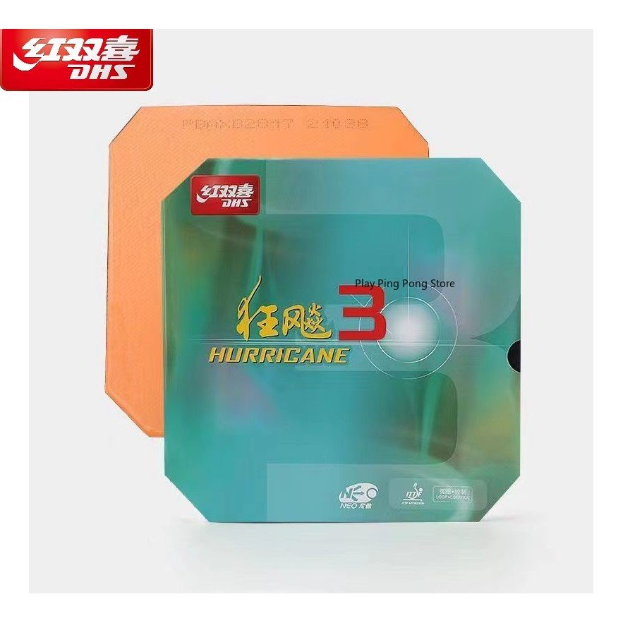 Original DHS Hurricane 3 NEO HURRICANE 3 Table Tennis Rubber Hurricane-3 Pips-in Original DHS Ping P