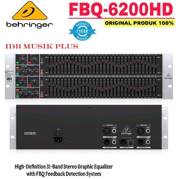 Equalizer Behringer Fbq6200Hd Fbq 6200Hd Fbq 6200 Hd Garansi