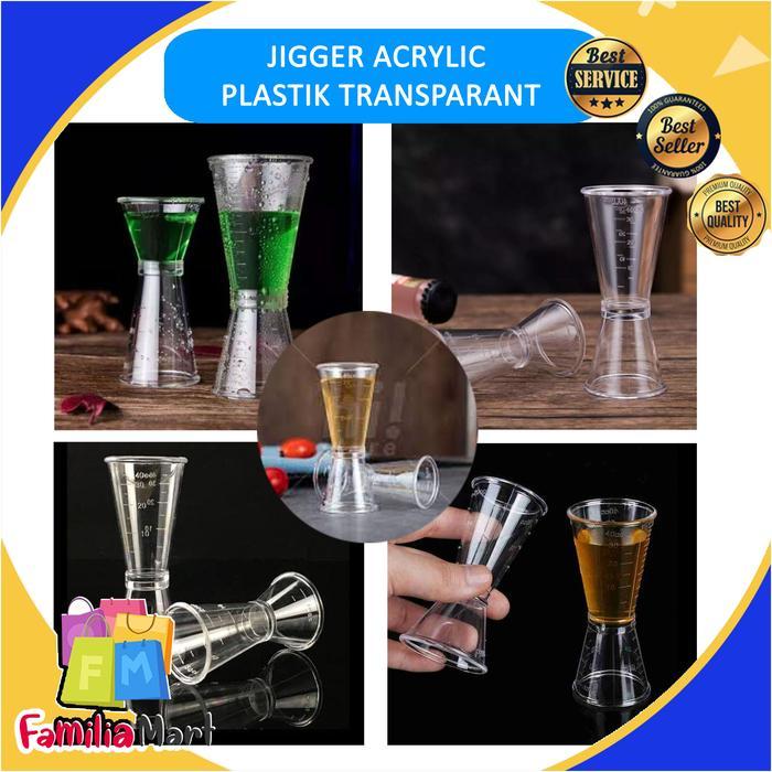 Jigger Plastik 20 40 cc Plastic Jigger 20/40cc Gelas Ukur Plastik
