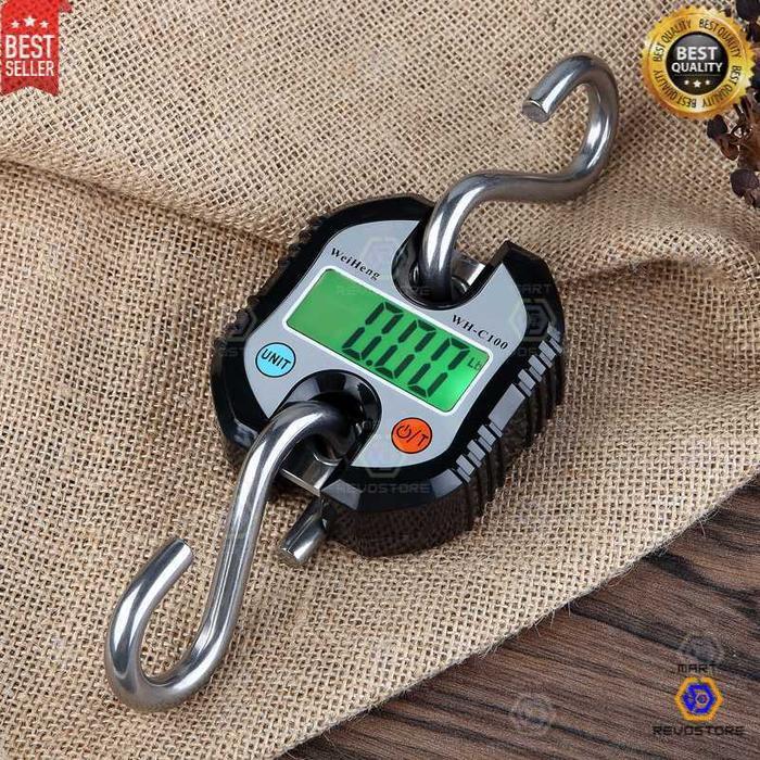 Timbangan Gantung 150 Kg / Timbangan Koper Digital 150Kg 50G