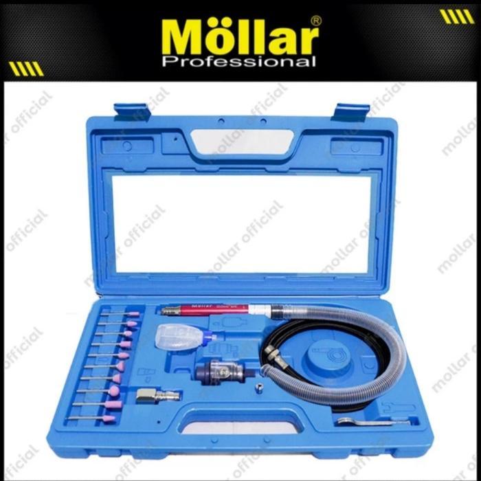 Mini Grinder Kompresor Angin Air Micro Mini Die Grinder Tuner Set 17Pc