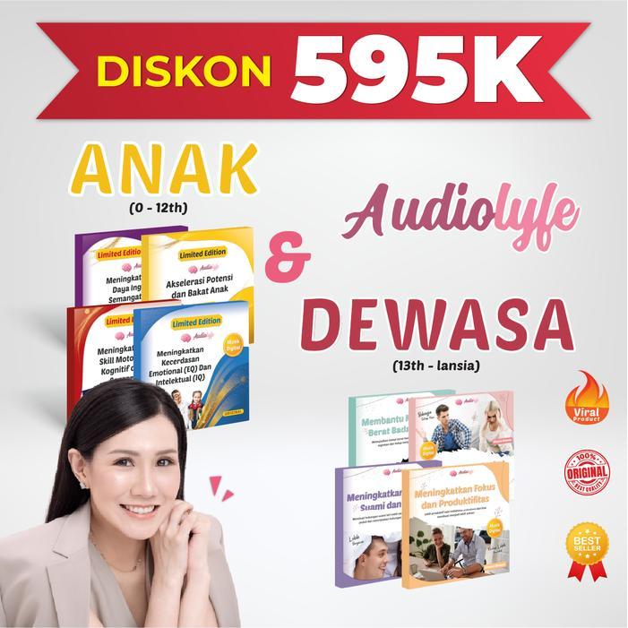 Bundling 4 Varian Audiolyfe Stimulasi Anak + Audiolyfe Dewasa