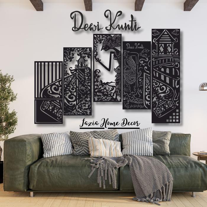 Sedia WAYANG ARJUNA 3D DEKORASI DINDING RUMAH TEMA JAWA