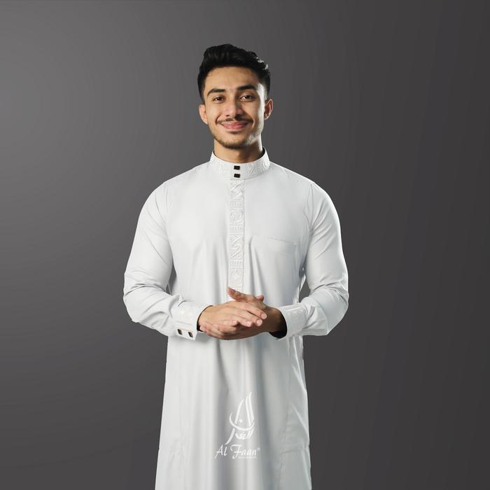 JUBAH PRIA GAMIS SLIMFIT ALFATA JUBBAH GAMIS PRIA MEWAH MODEL TERBARU AL FAAN JUBAH JUBAH MEWAH