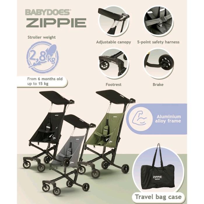 Top Stroller baby Does Zippie CH 979/ Travel ultra compact free tas