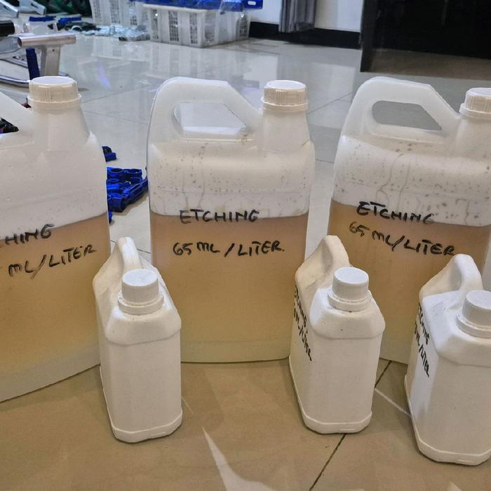 cairan peluntur warna anodize 1liter etching proses awal anodize