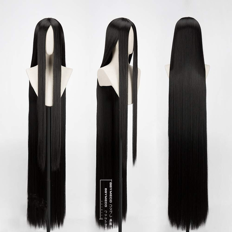 Bbymeco Ultra Super Long Wig Approximately 150Cm Heat Resistant Long Wig _