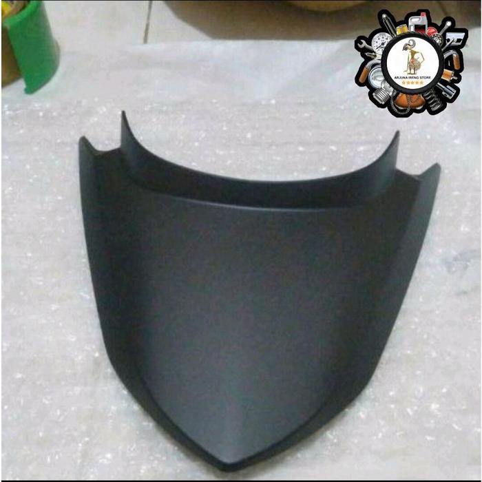 PET STOP COVER TAIL SAMBUNGAN BODY BELAKANG HONDA SUPRA X 125 FI NEW 2014 - 2019 HITAM DOFF DOP KODE
