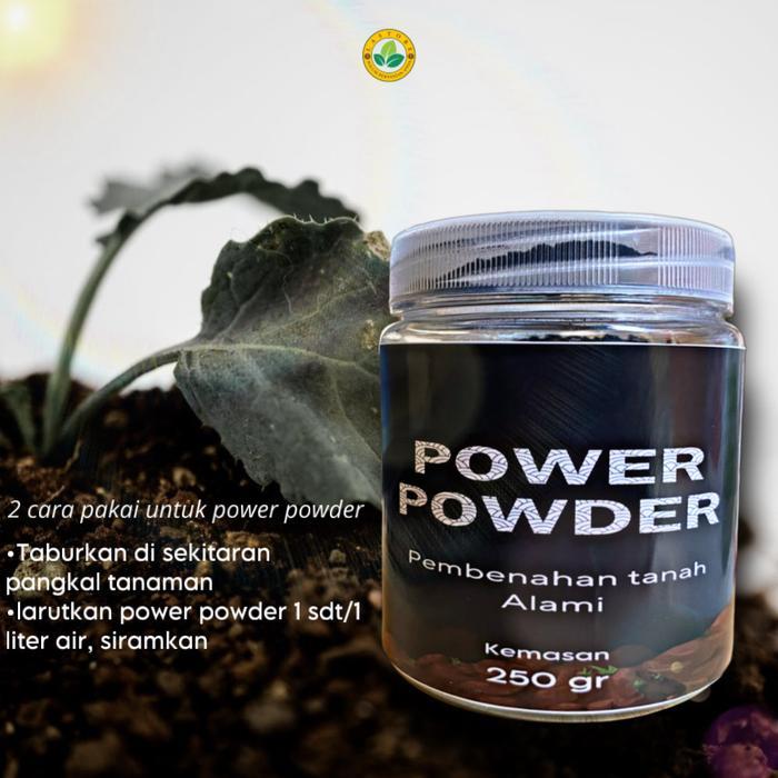 Koralineshop Asam Humat Power Powder 250 Gram Pembenah Tanah Penyubur Tanaman