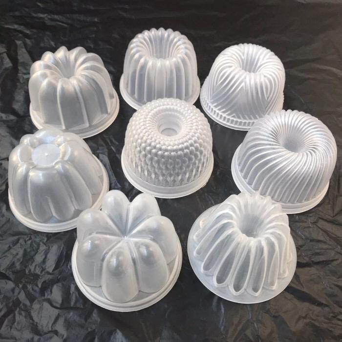 Cetakan Pudding Mini Cetakan kue putu ayu Bolu Import Mini Plastik Loyang isi Satuan