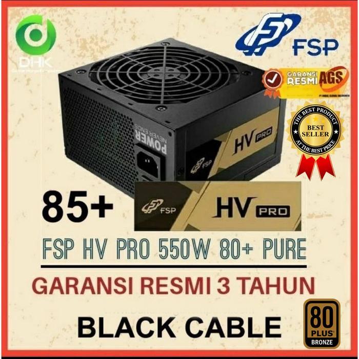 PSU FSP HV PRO 550W 80+ BRONZE PURE
