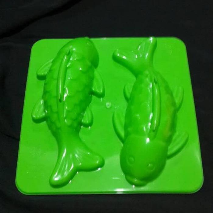 cetakan puding ikan koi besar / loyang puding ikan