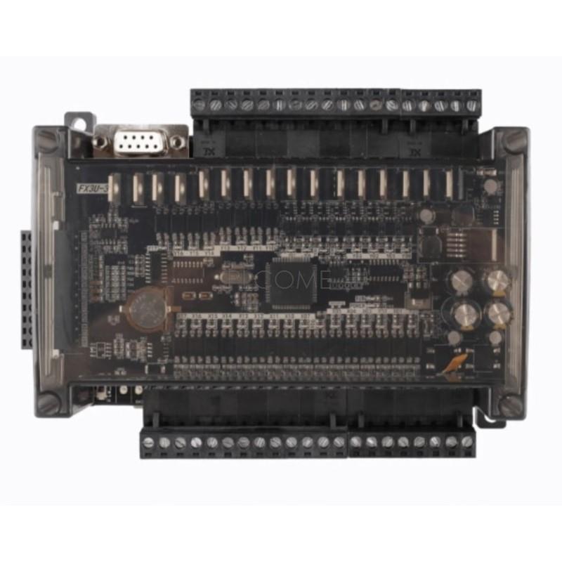 BELI SEKARANG FX1N FX2N FX3U 32MT 6AD 2DA PLC 8x100KHz Pulse RS232 RS485 Modbus RTU 24VDC for Mitsub