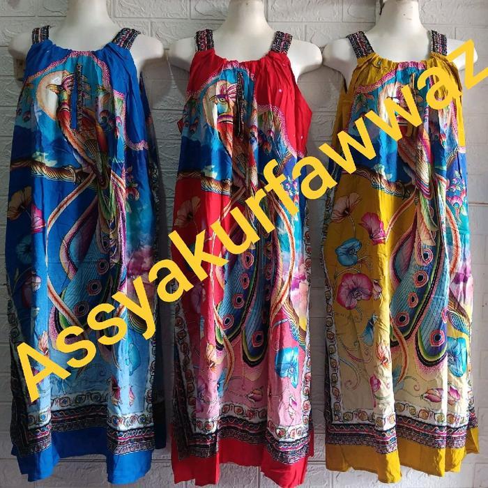 DASTER YUKENSI BATIK ASSYAKURFAWWAZ LD 130 MOTIF BURUNG KAKATUA