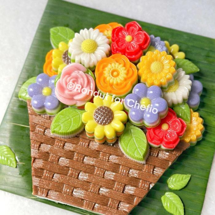 Chefio Cetakan Silikon Mini Putu Ayu Puding Kue Talam Muffin Sabun