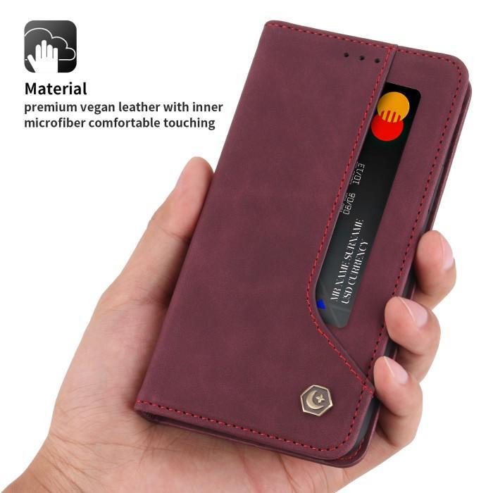 Samsung A72 Wallet Leather Case Cover Dompet POLA