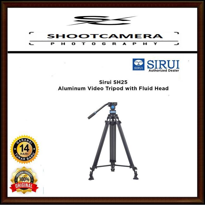 SIRUI SH25 Aluminum Video Tripod with Fluid Pan Head Sirui SH 25