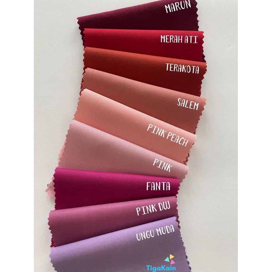 1 Meter Kain Katun Toyobo Fodu Original Import Silky