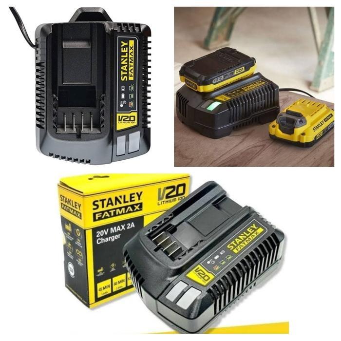 TERLARIS Charger Battery 18V - 20V Stanley SC200-B1 Lithium Ion pengganti SC201 SALE