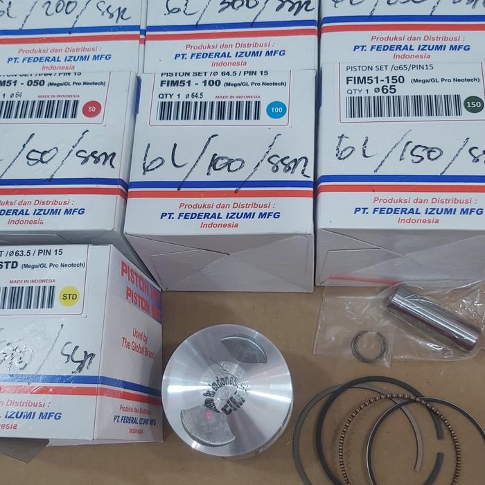 Piston Fim Honda Mega Pro Gl Pro Neotech Os Std 50 100 150 200 250 300