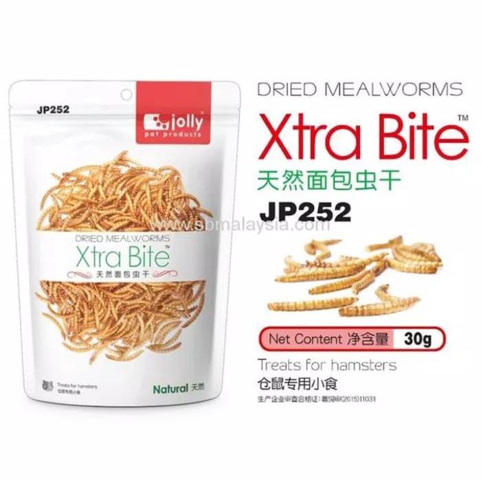 Jp252 - Jolly Dried Mealworms Xtra Bite 30 Gr.
