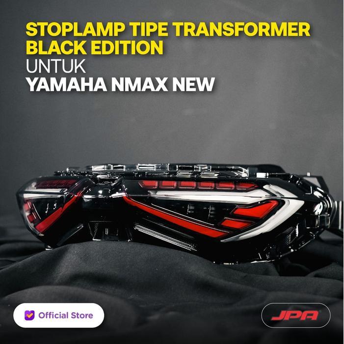 Grosir Lampu Stop / Rem Tipe Transformer Black Edition All New Nmax Jpa Ori Terlaris