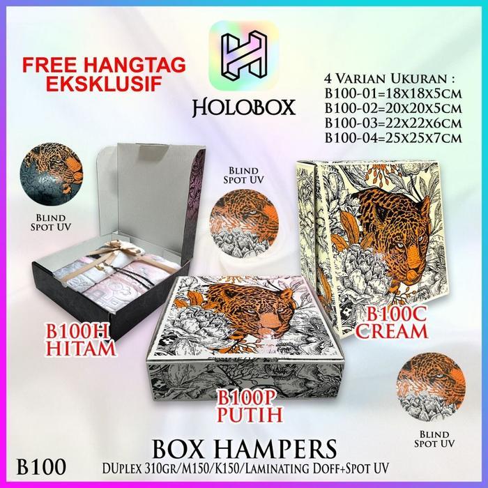 Box Hampers - Dus Packaging Hijab Mukena Baju - Kotak Kado -Souvenir-B100