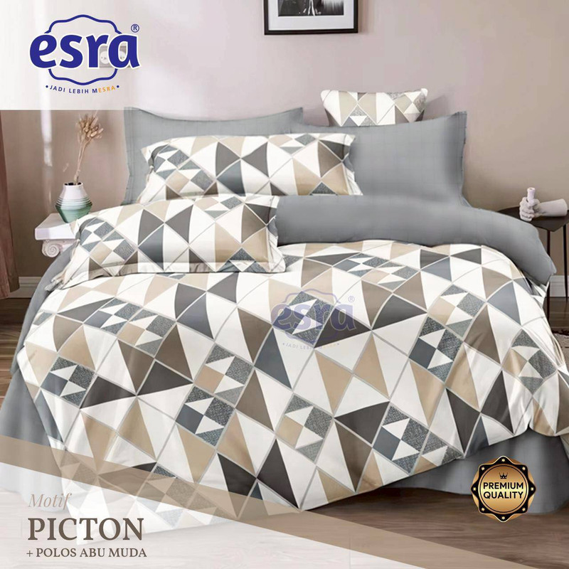 Bedcover & Sprei Premium Katun ESRA Motif Picton
