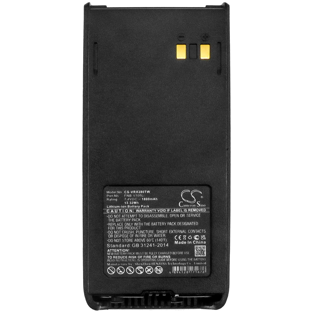Cameron Sino Replacement Battery for Standard Horizon HX280, HX280E, HX280S, HX380, Fits P/N