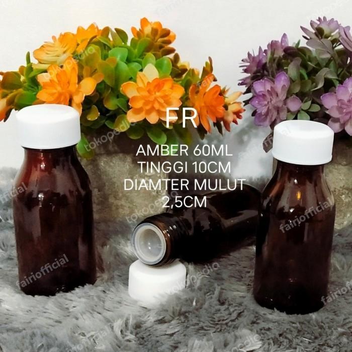 botol kaca coklat 60ml botol kaca 60ml