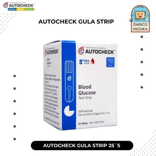 AUTOCHECK - STRIP UJI GLUKOSA / GULA DARAH AUTOCHECK ISI 25
