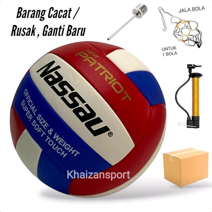 Bola Voli NASSAU PATRIOT Asli Jahit . Bola Volley Nassau Size 5 Volly Voly