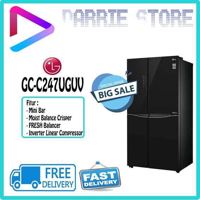 LG GC-C247UGUV KULKAS SIDE BY SIDE GCC247UGUV GC-C247 GCC247 247UGUV