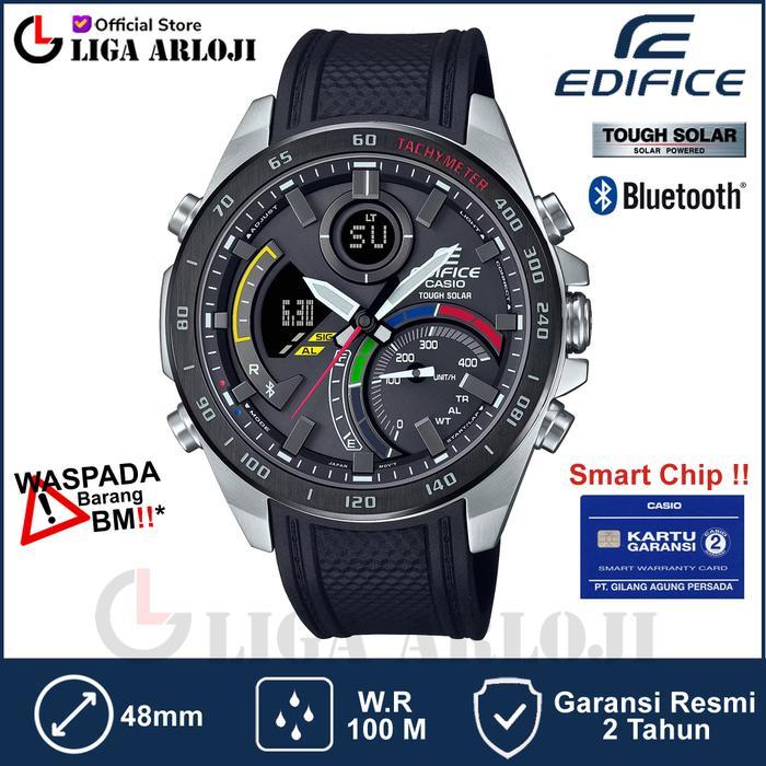 TERMURAH EDIFICE ECB-900MP-1ADF Jam Tangan Pria Bluetooth Solar ECB-900MP-1A ECB900MP READY STOCK