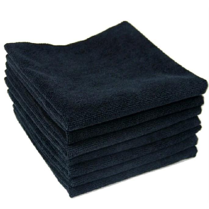 "New" Handuk Polos Hitam Handuk Salon kecil 30 x 70 Pijat Salon Spa Barbershop Pangkas Rambut